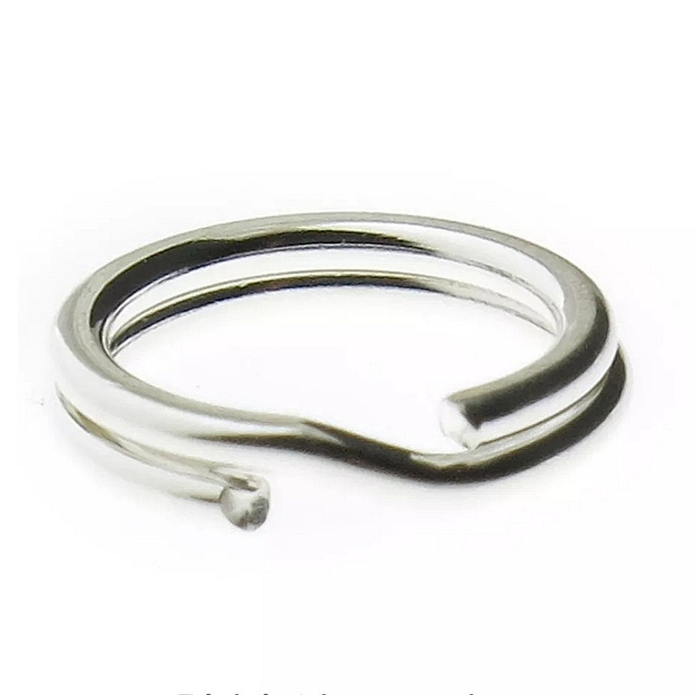 15pcs. 925 Sterling Silver Plated Split Rings to Secure your Charms - New